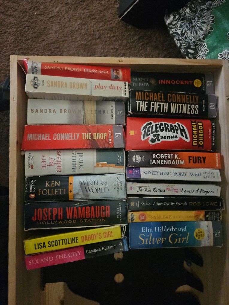 18 Audio Books On CD