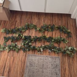 Faux Eucalyptus Greenery Garland Set – Wedding / Table Decor