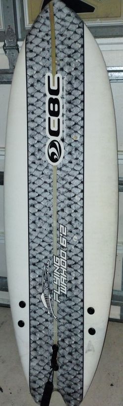 6'2 Foam Surf Board - CBC Flying Wahoo