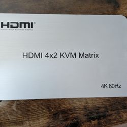 Brand new HDMI 4*2 KVM Matrix