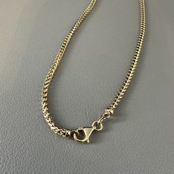 2.5mm 22” 14k Gold D/C Franco Chain