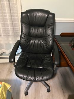Leather office chair