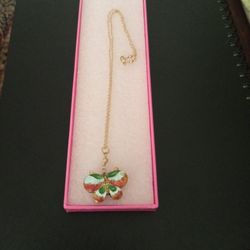 Butterfly Gf Necklace New