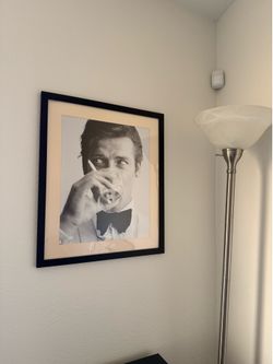 Framed 007 print