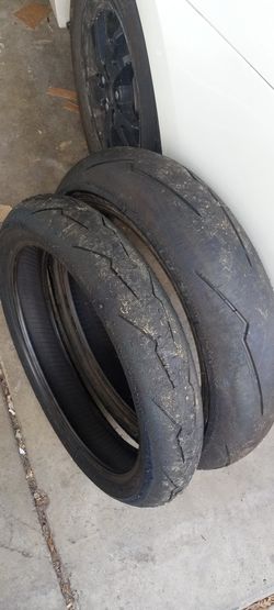 150/60/17 Motorcycle Tires 110/70/17 Set Pirelli Diablo