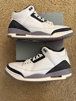 Size 11 (Used condition, damaged box) - Air Jordan 3 retro cement grey summit white
