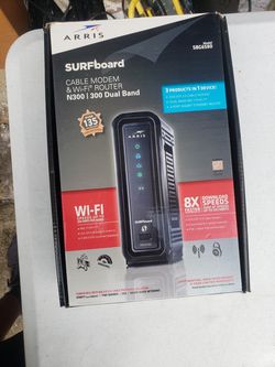 Surfboard cable modem & wifi router