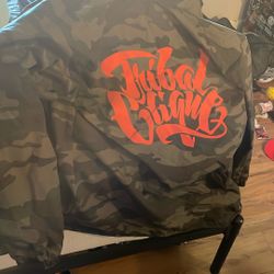 Tribal Jacket Hoodie Windbreaker Large