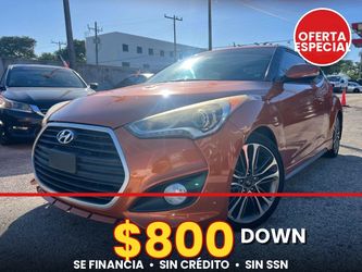 Hyundai Veloster Turbo Manual — $800 DOWN — Solo Para Amantes del Manejo