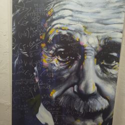 Albert Einstein Canvas Art Piece 