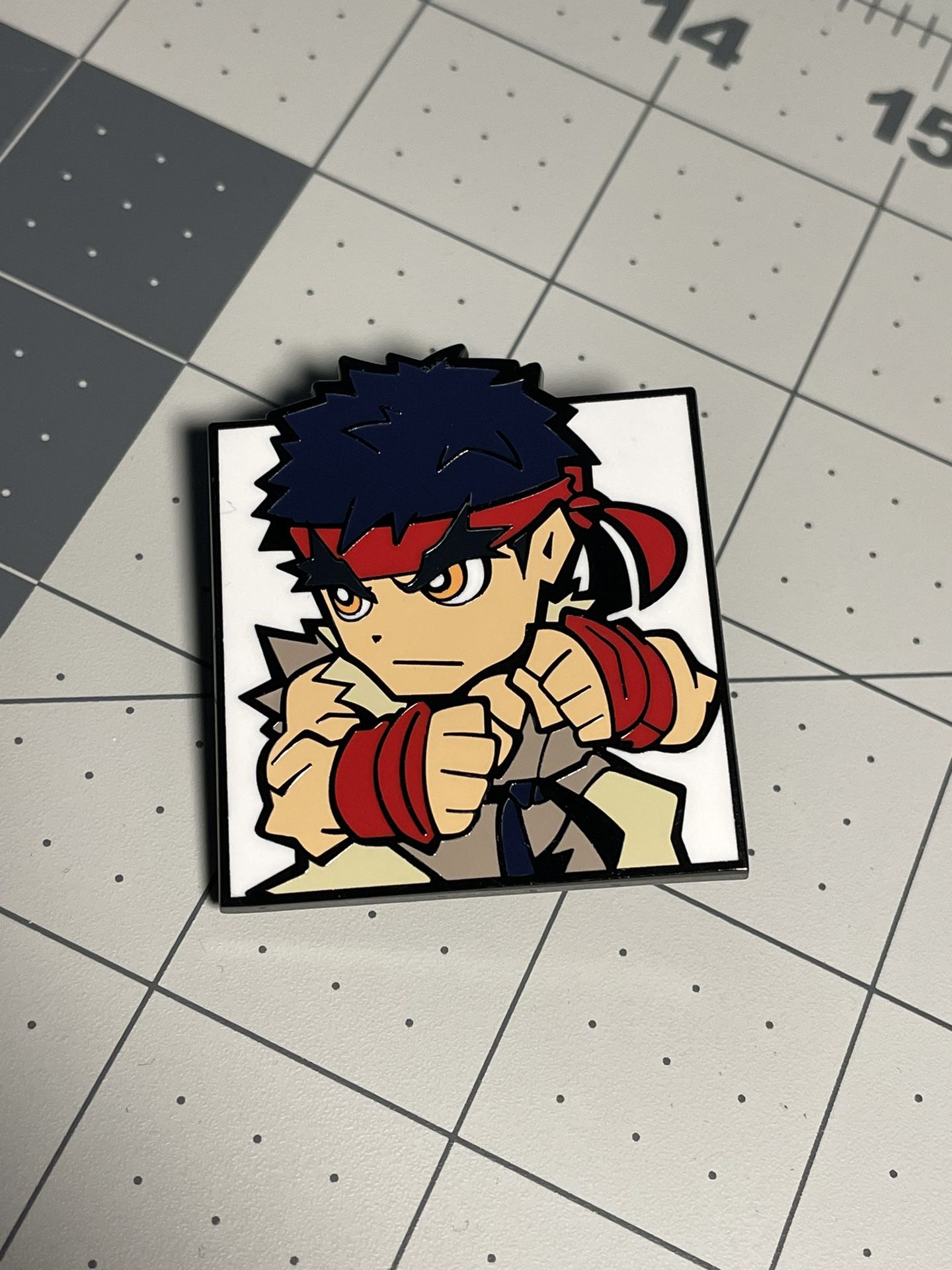 Ryu Enamel Pin Street Fighter Lapel Pin