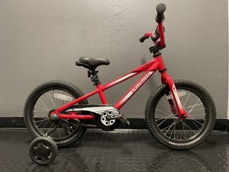 Specialized Hotrock 16 Kids Bike Coaster With Training Wheels like New 