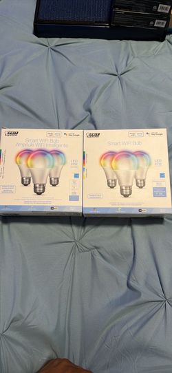6 Feit Electric Smart WiFi Color Bulbs