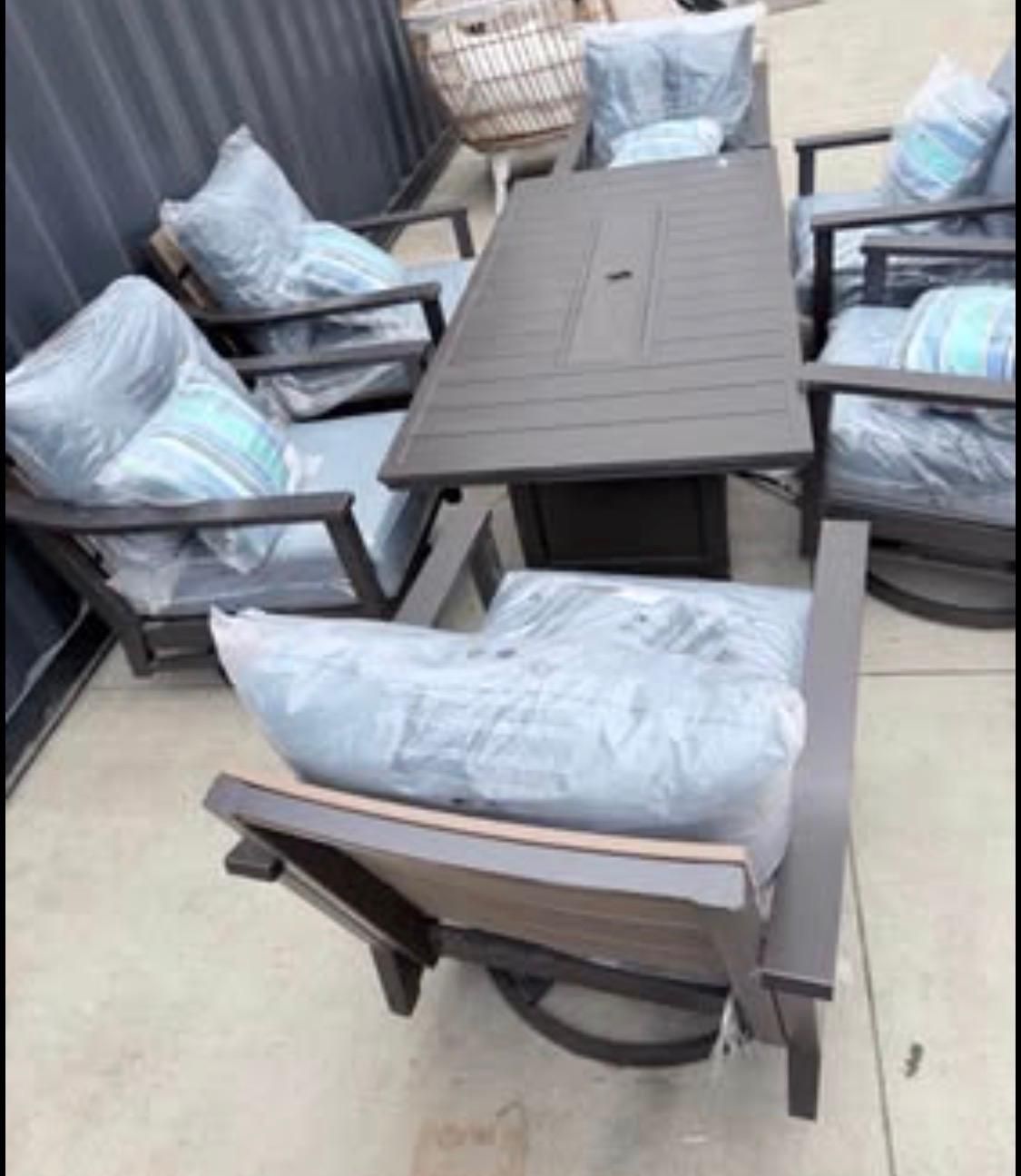 Fire Outdoor patio dining set