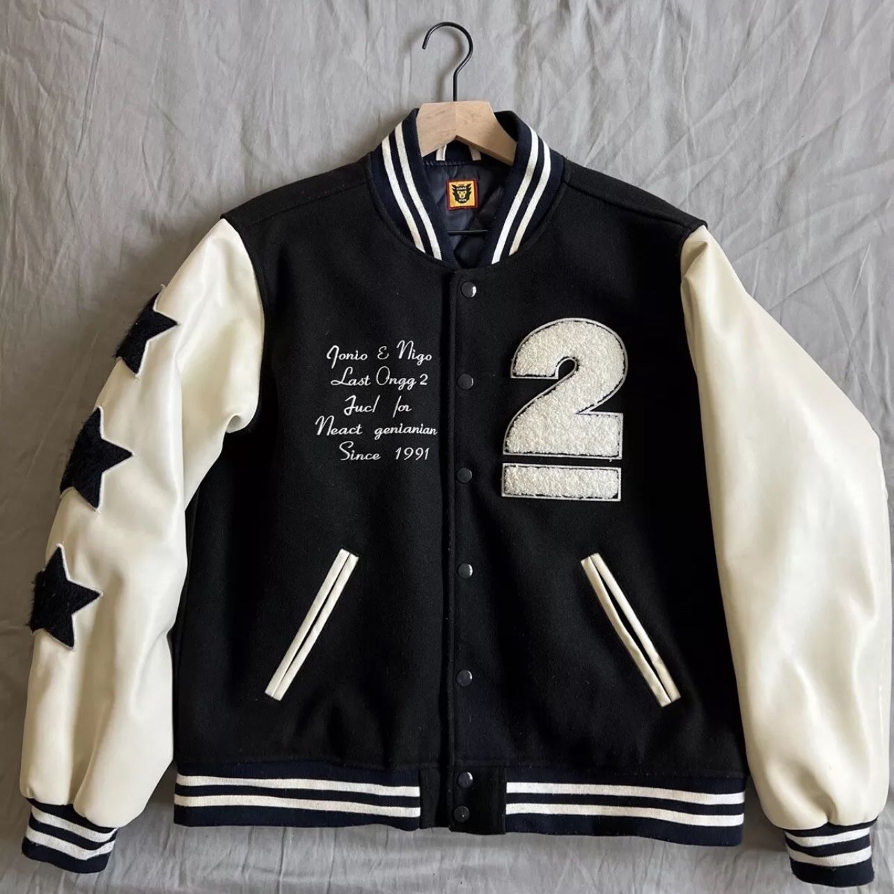 ジャケット・アウター HUMAN MADE LAST ORGY2 VARSITY JACKET d5857172c4e54f519804b8f8c69df4