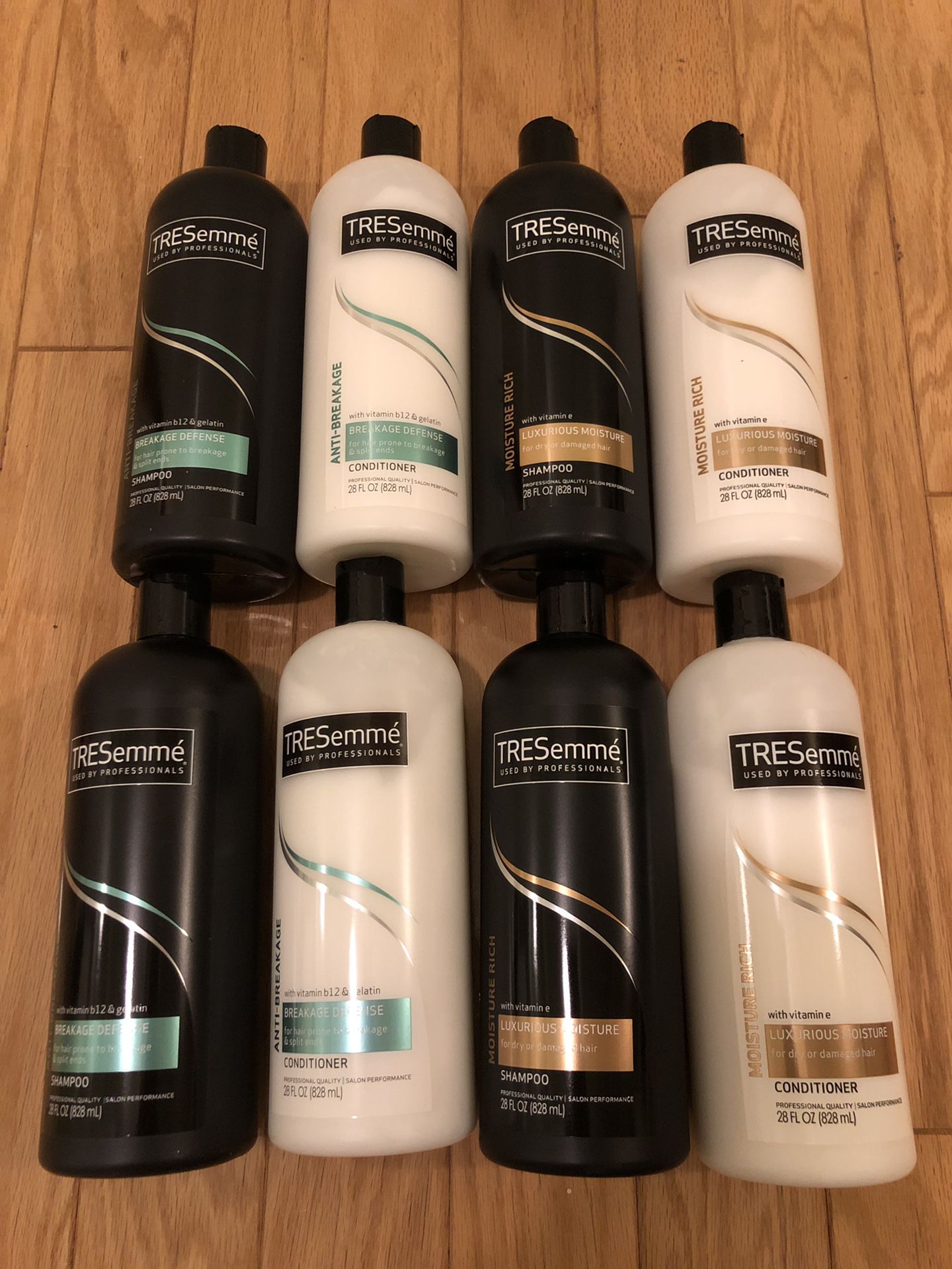 8 Tresemme shampoo & conditioner