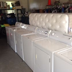 Kenmore washer and dryer set perfect condition can be seen running $350