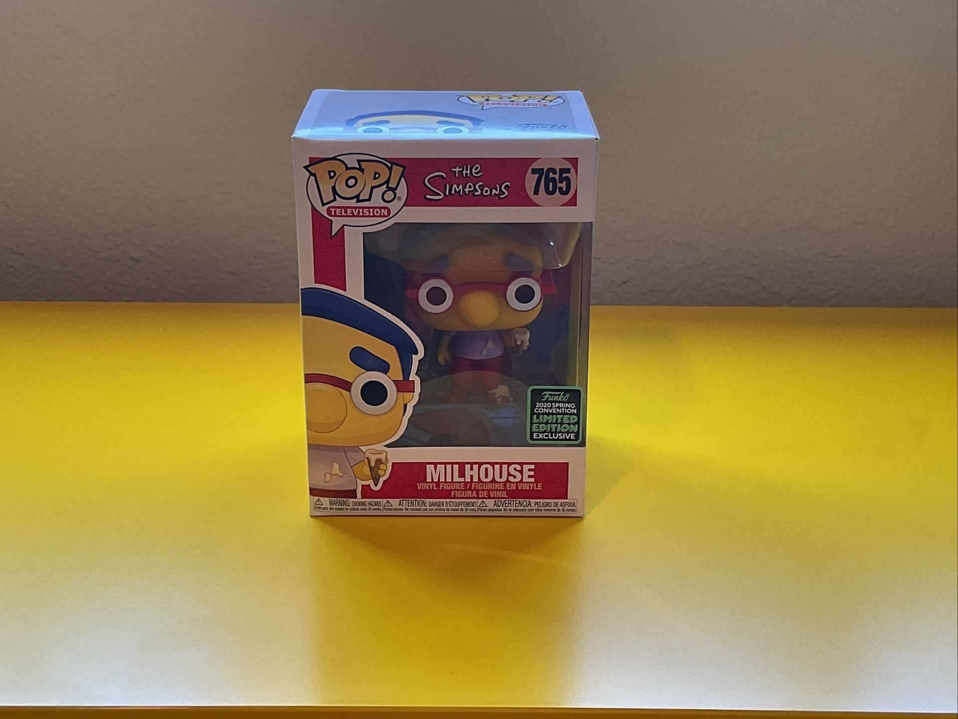 FUNKO POP! TELEVISION: THE SIMPSONS - MILHOUSE (2020 SPRING CONVENTION) #765