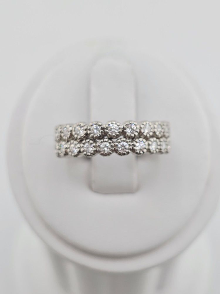 Platinum 1.20ctw vs diamond eternity band