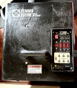 Selling my Tennis Tutor Plus Player Ball Machine.