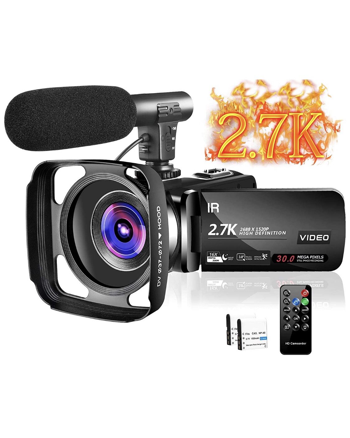 Brand new! Video Camera Camcorder Ultra HD 30MP Vlogging