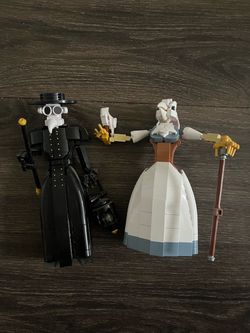 Plague Doctor And Plague Nurse Lego Set