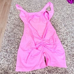 Pink bodysuit