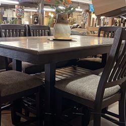 Table With 6 Chairs On Sale $799.99