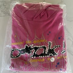 Pink Spider Hoodie