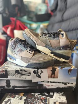 JORDAN 3 RETRO PATCHWORK CAMO SZ 9