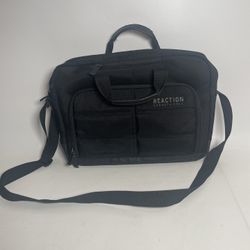 Kenneth Cole Messenger Bag Brief Case Black 