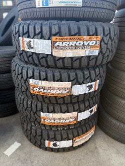 Lt 275/70r18 arroyo tamarock rt installation and balance include