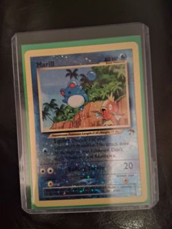 Marill pokemon card reverse hallow