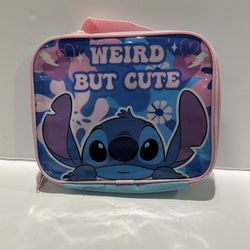 Disney Stitch Zippered Insulated Lunch Bag Lunch Box Brand New