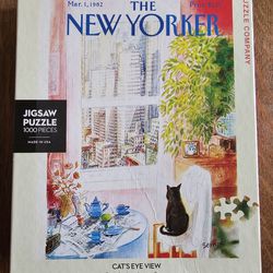 #Puzzle #Cat #New Yorker Magazine 