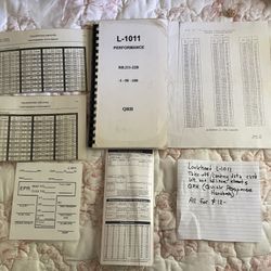 Lockheed L-1011 Tristar Items