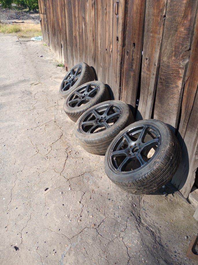 Used Previously On A Dodge Charger 18-in Rims Complete Set