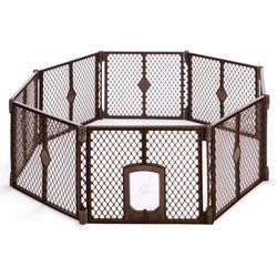 8 Panel Plus 2 Additional Panel- Northstates Indoor Pet Gate