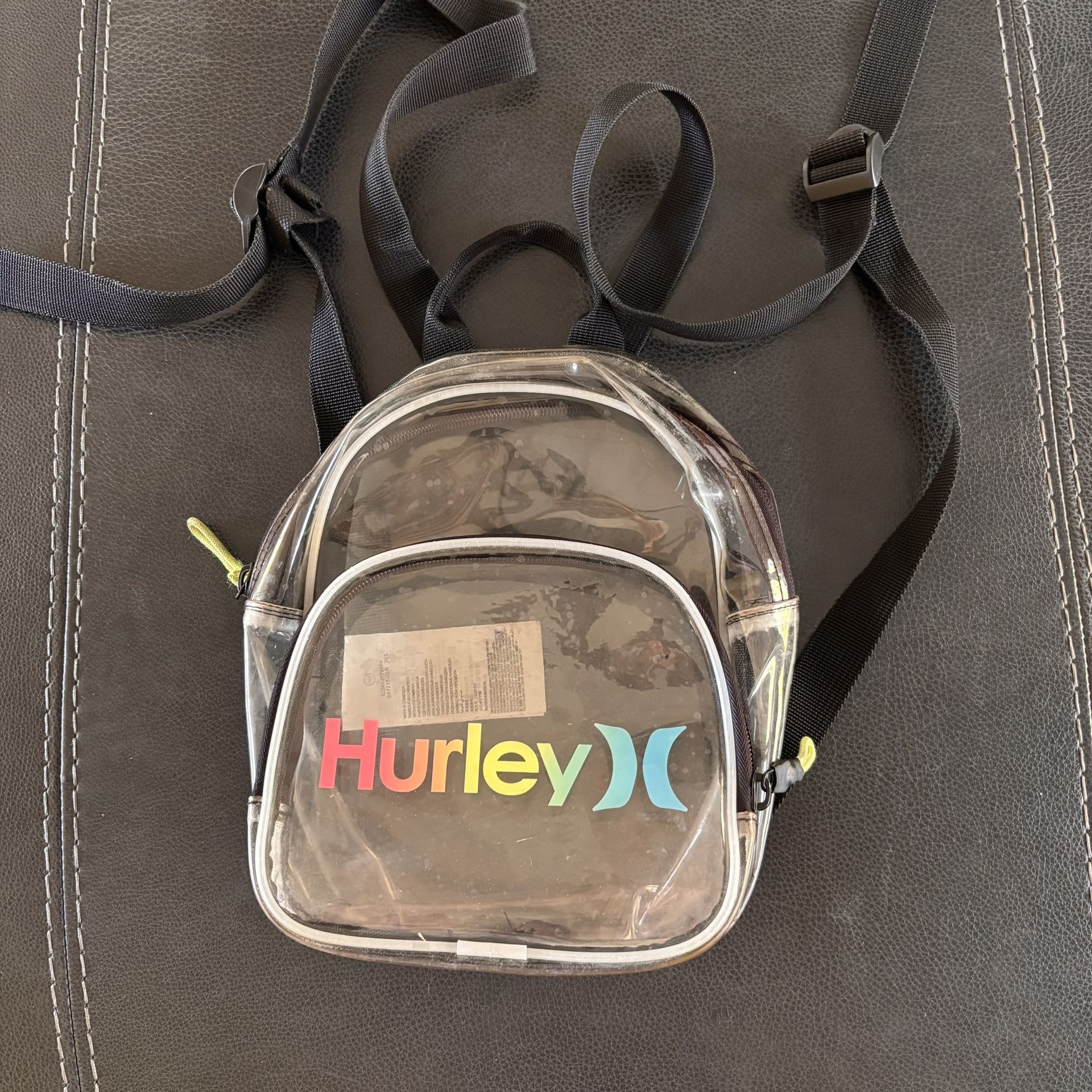 Hurley Unisex Kid's Bag and Backpack, Clear Mini, One Size
