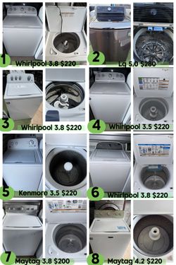 Used Washers – Whirlpool, Maytag, Amana, LG, Samsung / songle washer machine from $200