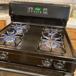 Black Gas Stove 