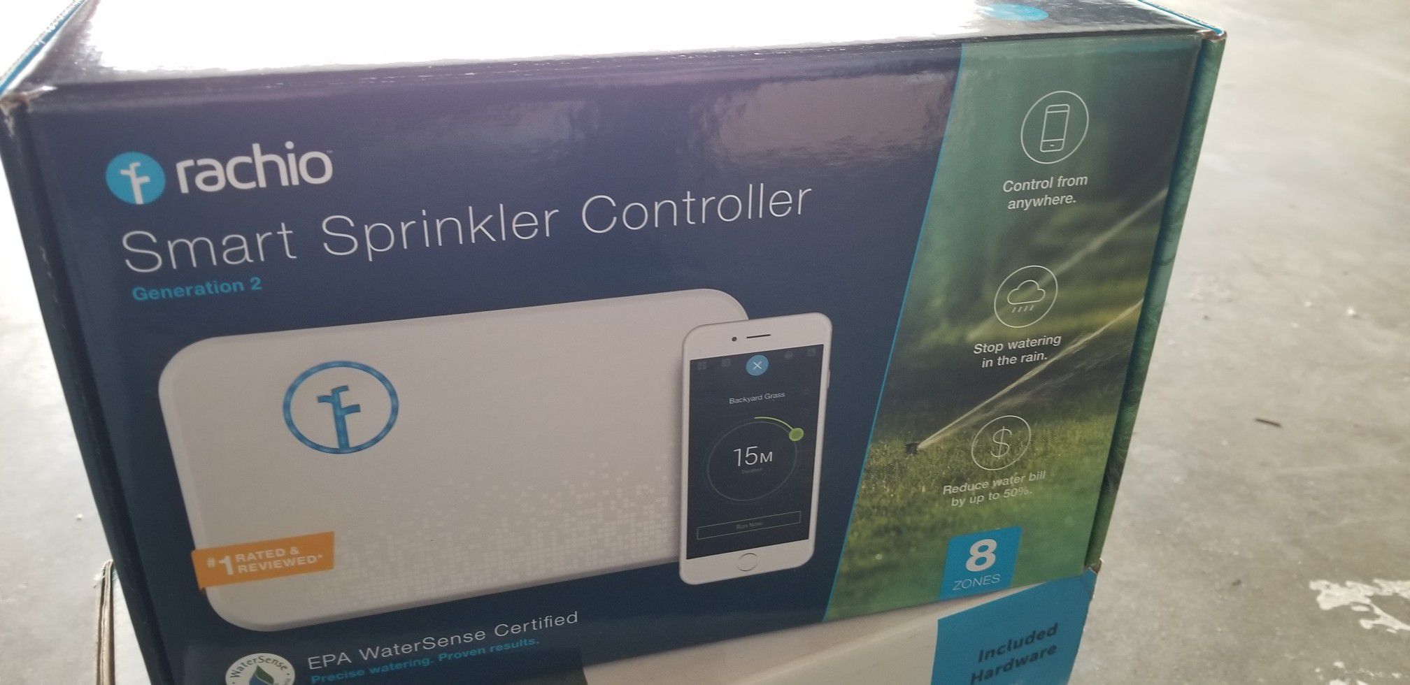Rachio Smart Sprinkler Controller w/ enclosure cover