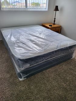 NEW FULL-SIZE MATTRESS AND BOX SPRING