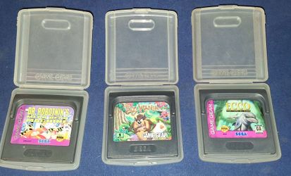 Sega Game Gear Cartridges Lot of 3