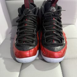Nike Air Foamposite “Metallic Red” Size 8 