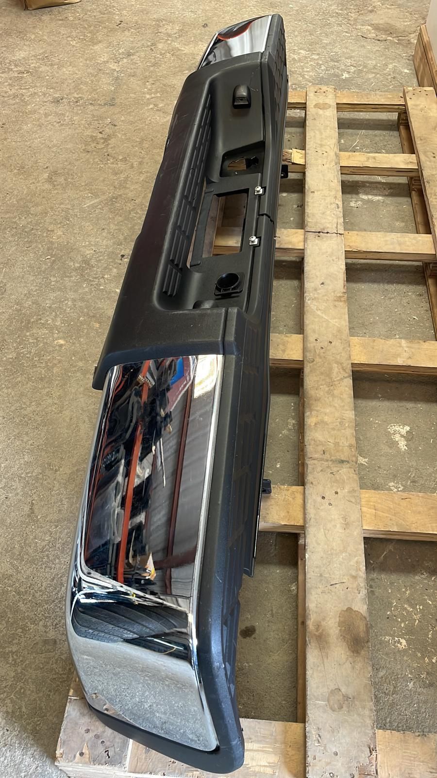 Rear Bumper 2007-2013 Gmc Sierra, Chevrolet Silverado 1500 Without Sensor Holes.