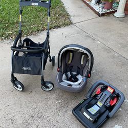 Set Of Graco Car seat and Infant Car seat Carrier 