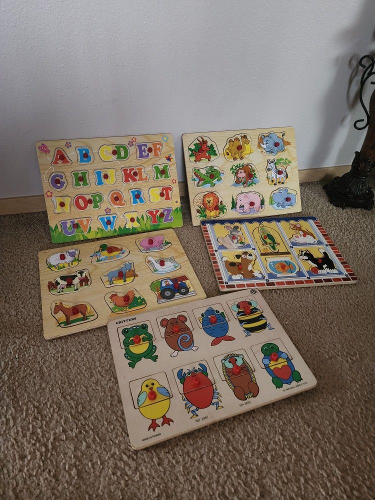 5 Melissa And Doug Puzzles