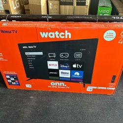 65" Onn 4k Smart Roku Tv
