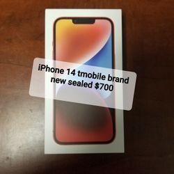 iPhone 14 Tmobile brand New Sealed 